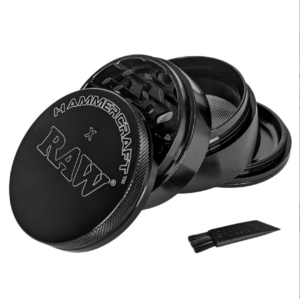 Raw Hammercraft Grinder Black 55 mm- 4 Part