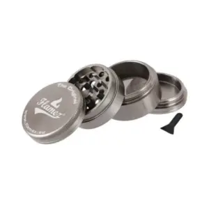 Flamez Grinder 4 parts 40mm Silver