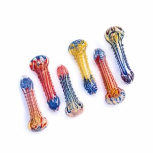 Spiral Glazen pijp 11cm